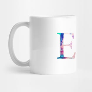 Rainbow Marble Epsilon Mug